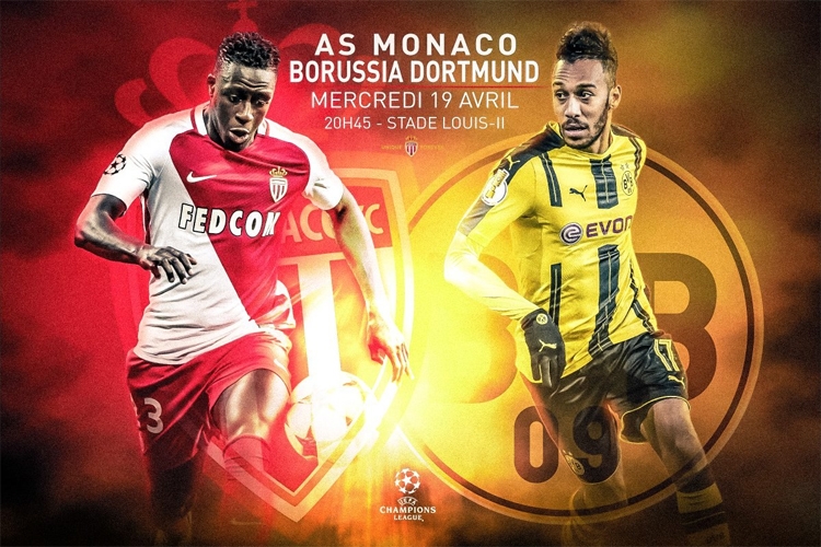 Монако боруссия дортмунд 19 апреля 2017